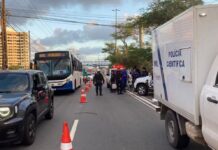 Homem morre atropelado na Avenida Tancredo Neves em Aracaju